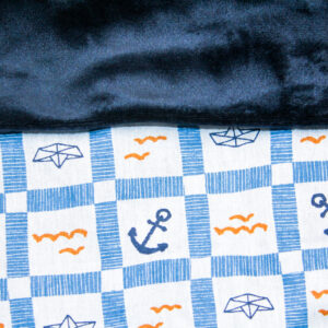 Snood enfant marin