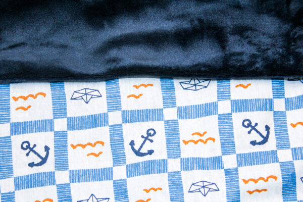 Snood enfant marin
